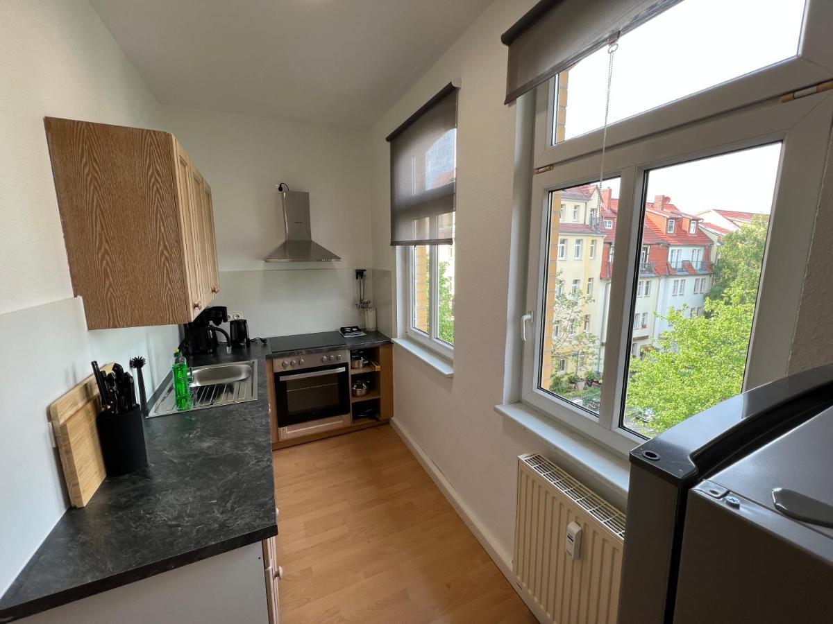 Apartment Napoleon, Naehe Zentrum, 2 Schlafzimmer, Grosser Balkon, Free Wifi ,Parken Jena Exterior foto